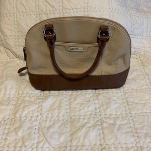 Stone Mountain tan leather hand bag